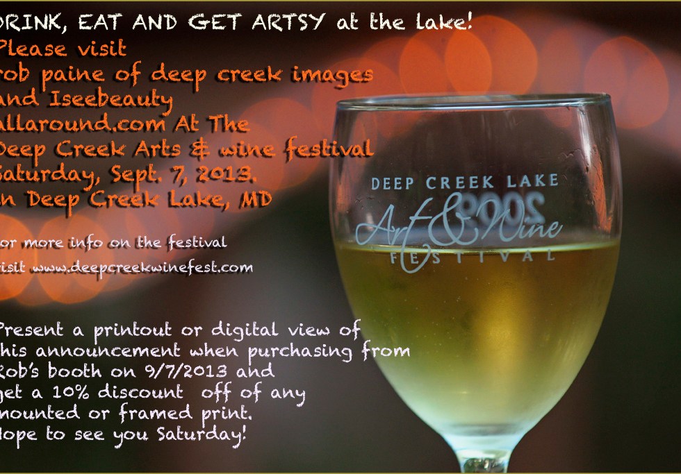 Rob Paine Deep Creek Arts and Wine Festival