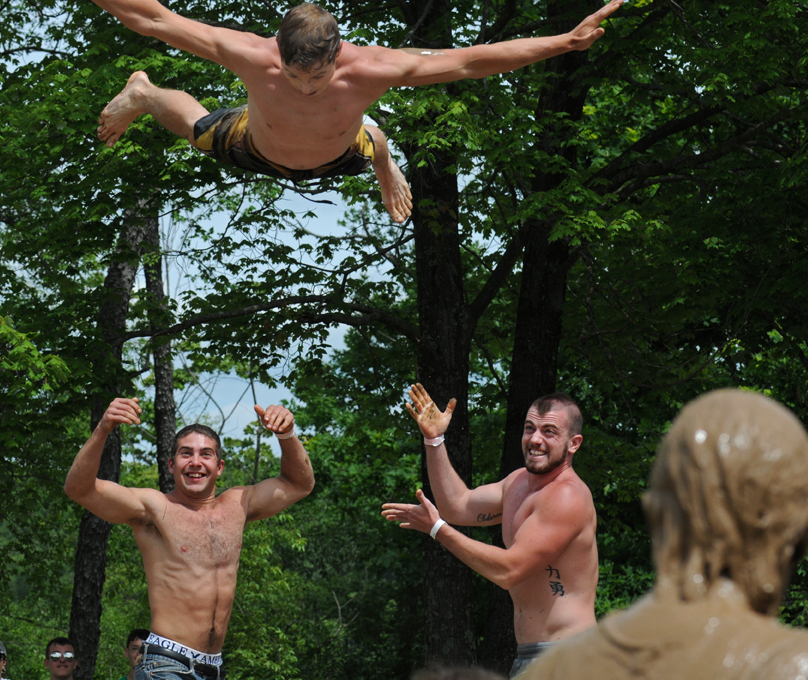 rob paine mud at redneck days