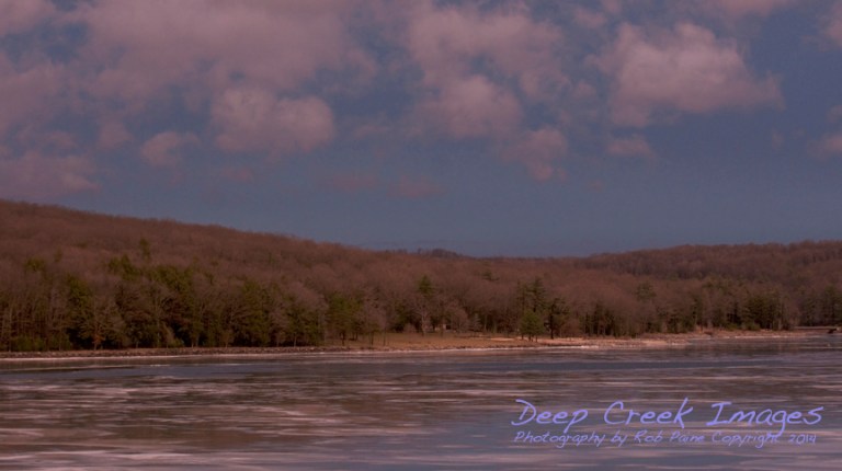 rob paine deep creek winter sky