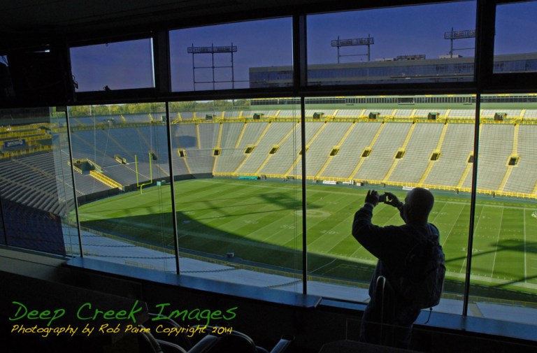 rob paine Lambeau Field Window