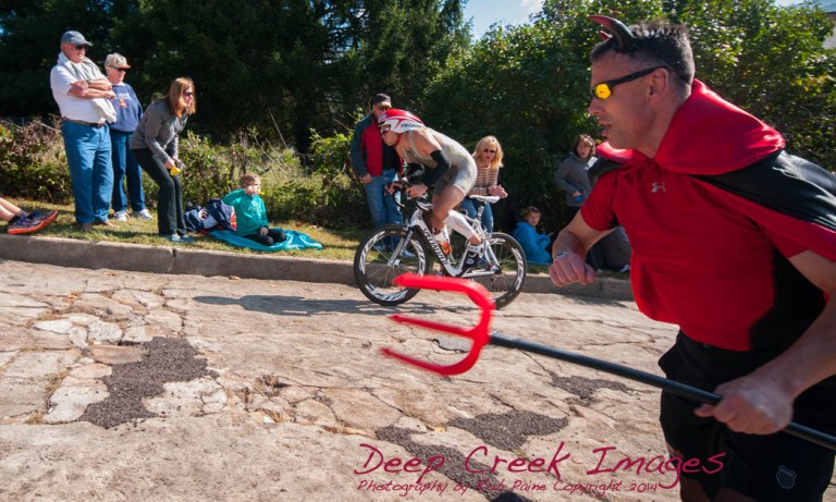 Heard of running with the devil? In Westernport you get to bike with the devil. 