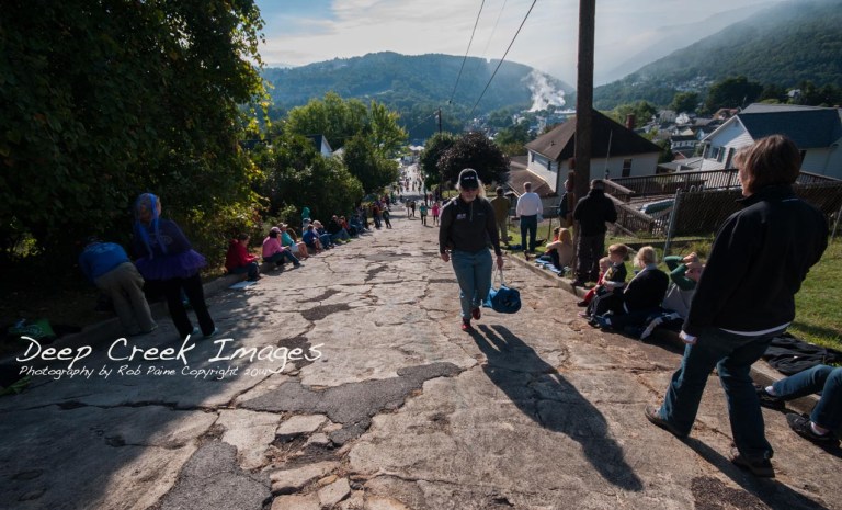 It is a long way down