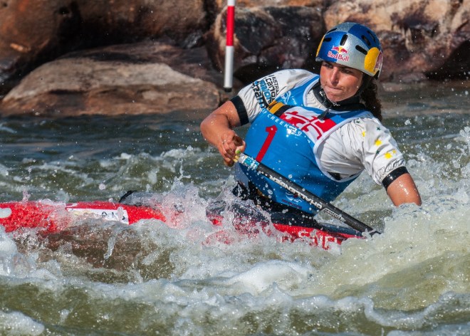 Australian Jessica Fox competes at Deep Creek 2014 in McHenry, Md. Photo by Rob Paine/Deep Creek Images/Copyright 2014